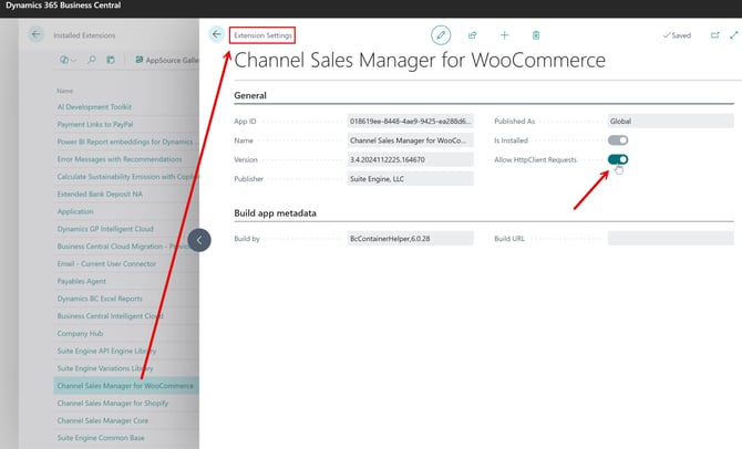 CSM Installation - Allow HttpClient