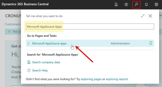 CSM Installation - AppSource-1