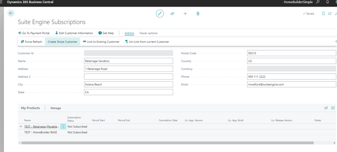 Create Stripe Customer