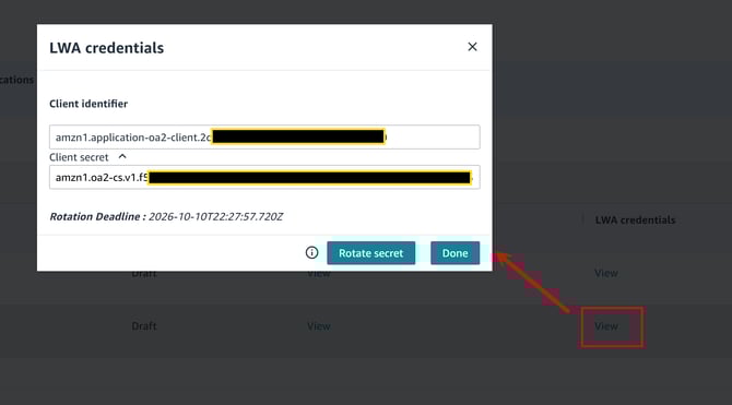 Client ID and Client Secret