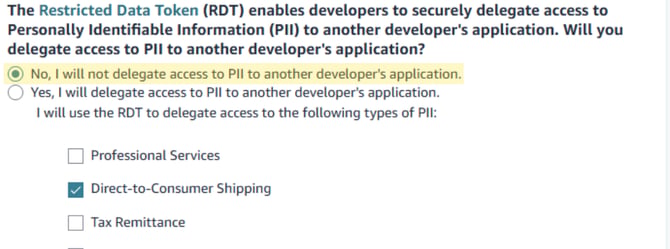 RDT Delegation Options