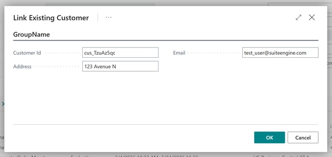 Suite Engine Subscriptions - Link Existing Customer