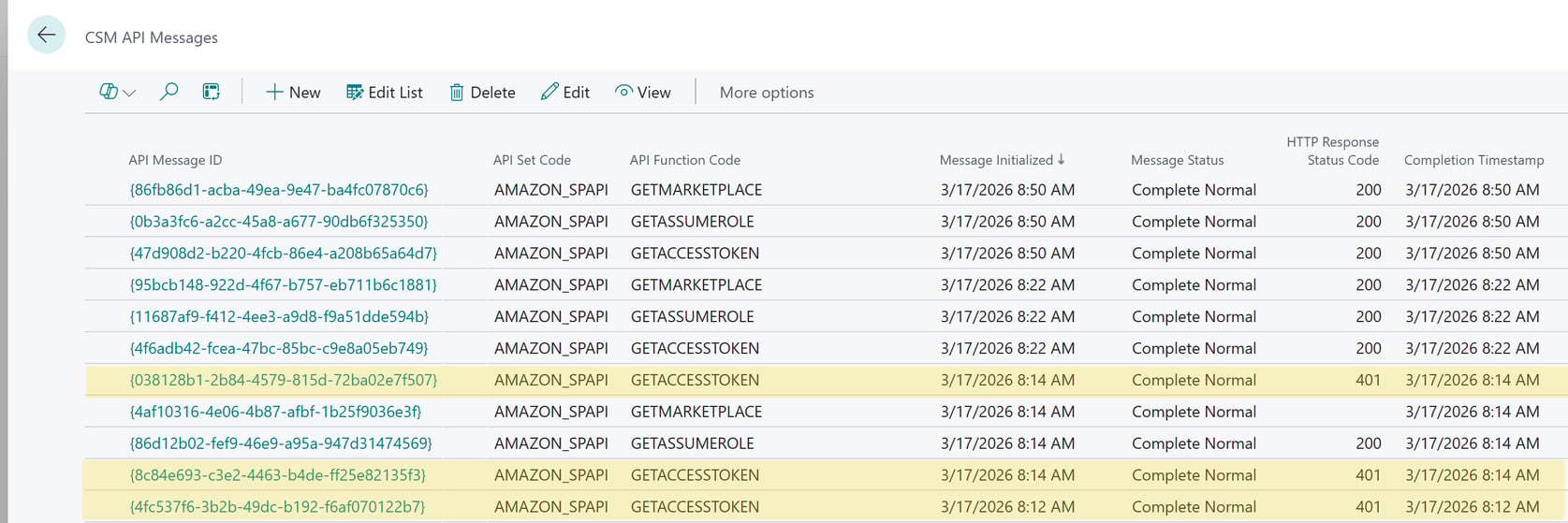 CSM Administration - How can I test my API Connection?