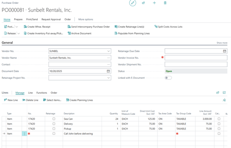 Screenshot - Ad-Hoc PO 1